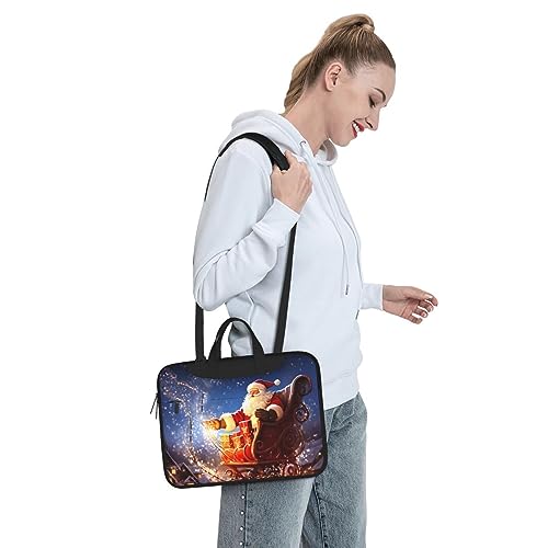 Sac pour ordinateur portable à impression magique de Noël haute finition - 7