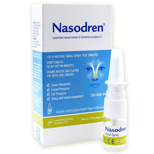 Nasodren: Spray nasal para la congestión nasal y otros síntomas de la sinusitis