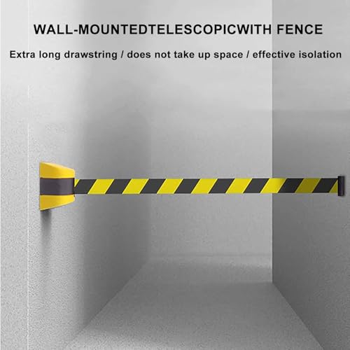 Corde de sécurité rétractable murale avec enrouleur automatique robuste