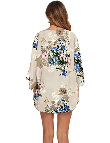 Image of BB&KK Women's Floral Kimono Summer Short Cover Ups Tops