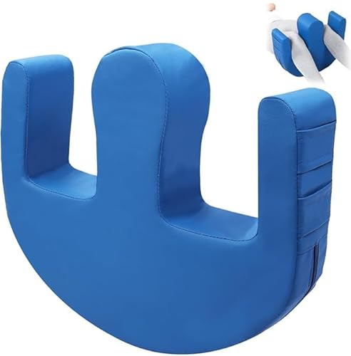 Imagen de DAMET Dispositivo de Giro para Pacientes, Herramienta De Enfermería En Forma De U, Almohada Giratoria De Cuero PU para Enfermería, Ayuda a Los Ancianos a Dar Vuelta a La Piel Sintética