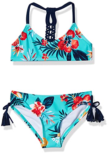 Image of Kanu Surf Girls' Willow V-Neck Bikini Beach Sport 2-Piece Swimsuits