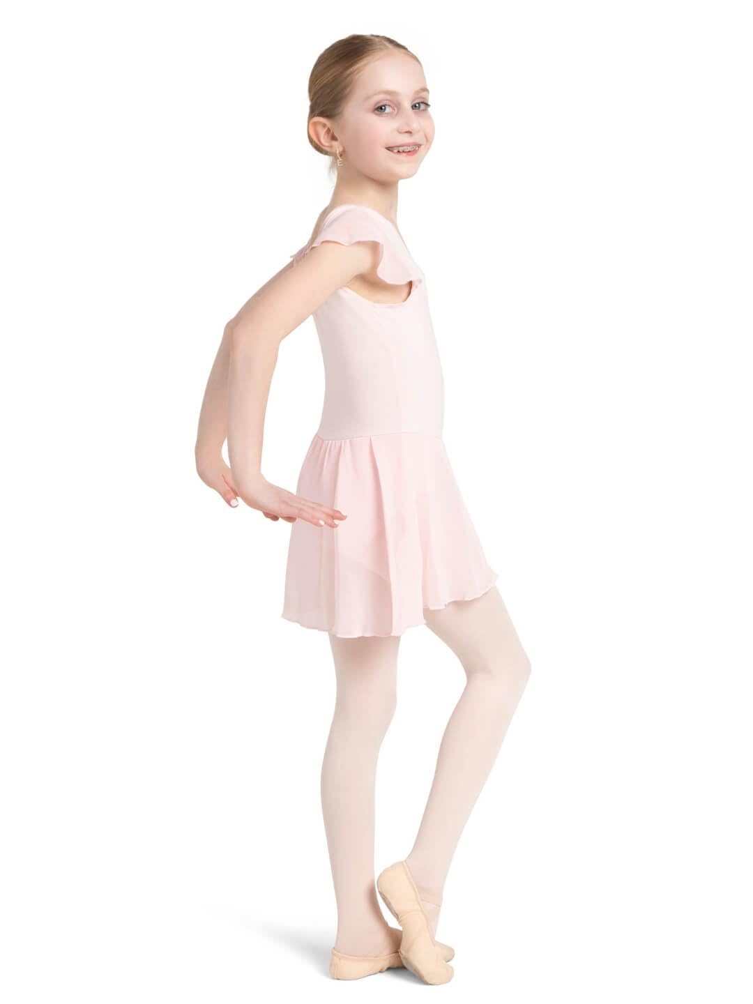 Capezio Damen 11305c Kleid mit Flatterärmeln