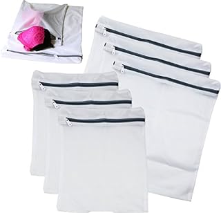 6 Pack - SimpleHouseware Laundry Bra Lingerie Mesh Wash Bag