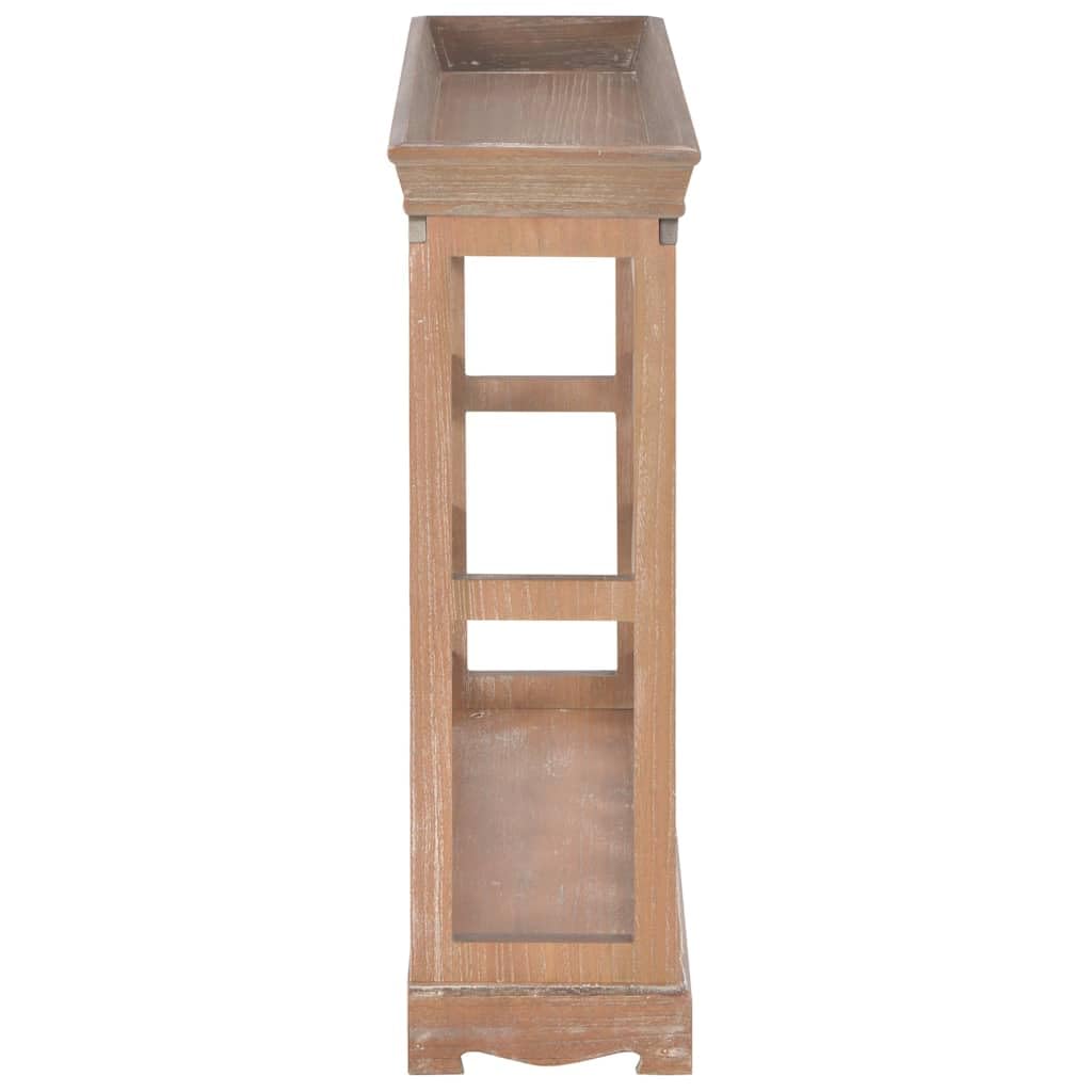 Cantinetta per vino marrone in MDF 70 x 22,5 x 70,5 cm, portabottiglie aperto con 4 ripiani per 24 bottiglie, portabottiglie e spazio per soggiorno, sala da pranzo o bar di casa
