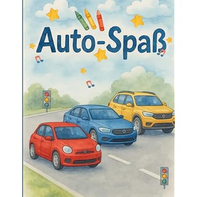 Auto-Spa&szlig; &ndash; Das Mitmach- und Ausmalbuch f&uuml;r unterwegs | Lustige R&auml;tsel, Spiele u. Ausmalbilder f&uuml;r Kinder | Perfekt f&uuml;r Autofahrten u. Reisen