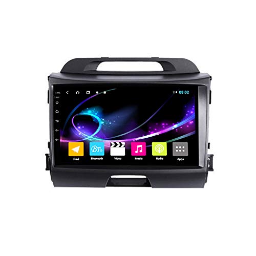 Android Auto Navigation Stereo für KIA Sportage R 2010-2016Auto Unterhaltung Multimedia Radio, Unterstützung Bluetooth WiFi FM Spiegel
