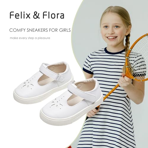 Felix & Flora Toddler/Little Kid Girls Running Shoes Glitter Sneakers Princess Fashion Casual Sports Shoes3