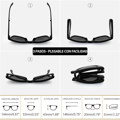 Review de Gafas sol plegables más recomendados. 27 Imagen adicional