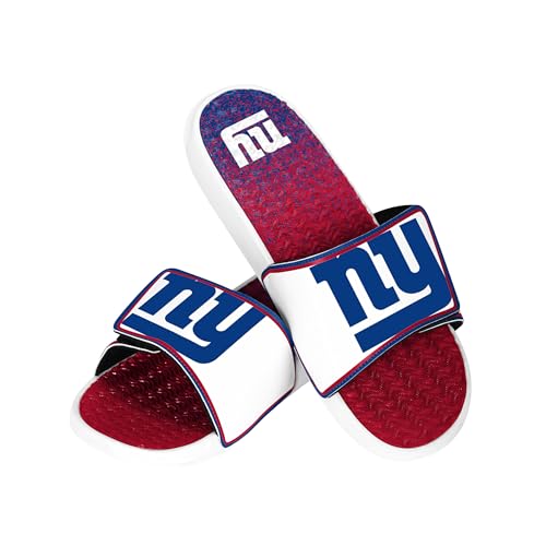 Image of FOCO mens Nfl Primary Team Logo Gradient Gel Slide Sandals