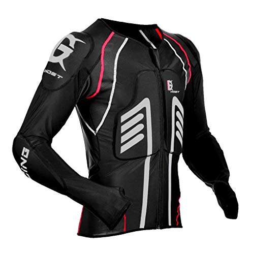 Sharplace Chaqueta para Hombres Armadura Protección de Espalda Codo Hombro de Motoristas...
