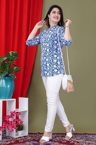 Image of FebQ Printed Shirt Style Top for Women