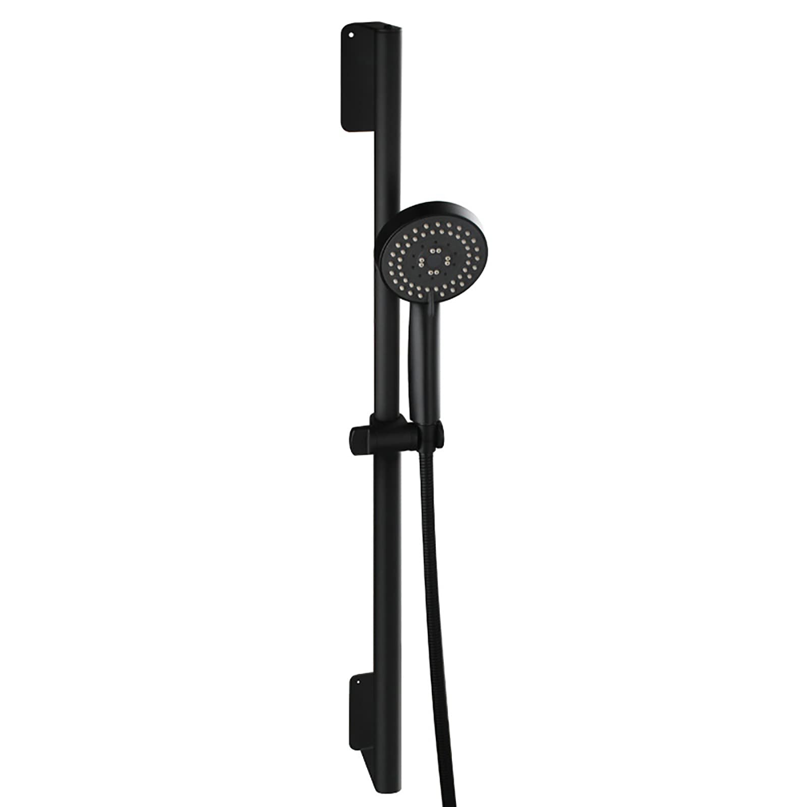 Asta Doccia Nero Saliscendi Doccia 304 Acciaio Inox Asta Doccia Saliscendi da Parete Regolabile Saliscendi per Doccia Completo con 5 Funzioni Doccetta, Supporto Regolabile, Tubo 150 cm