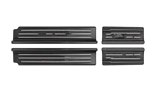 Seuils de porte Jeep Wrangler JL en inox texturé de qualité supérieure