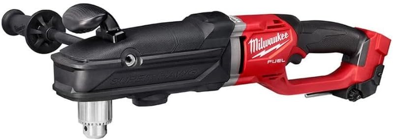 Milwaukee 2809-20 M18 FUEL Taladro de ángulo recto inalámbrico sin escobillas de iones de litio de 18 voltios GEN 2 Super Hawg de 1/2 pulg. (solo herramienta)