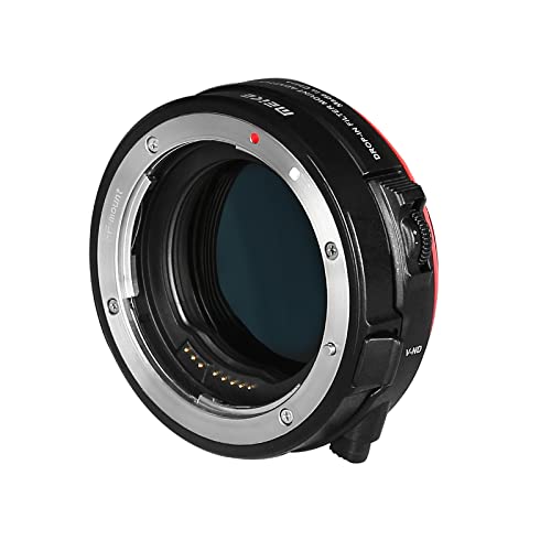 Meike Mk-Eftr-C Vnd Metal Auto-Focus Mount Lens Adapter With Drop-In Variable Nd And Uv Filters Converter For Canon Ef/Ef-S Lenses To Canon Eos R And Eos Rp R5 R5C R6 Cameras #TOP4