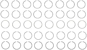 LowPricedAutoParts Moly Piston Rings Set | Compatible with Ford 429/460 | Standard Size