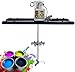 Power Mixer Pneumatic Agitator Clamp-On Drum Agitator Industrial-Grade Pneumatic Shaker Paint Stirring Tool，2100W Electric Tank Mixer Machine, Folding Propeller Paint Agitator, 1 Ton Capacit