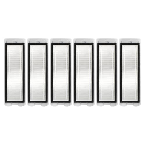 Image of (6 Pack) Q Revo HEPA Filters Compatible with Roborock Q Revo Robot Vacuum Filters Replacement Parts Accessories Kit