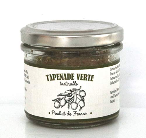 Grüne Tapenade (Olivenpaste) aus Frankreich 100g