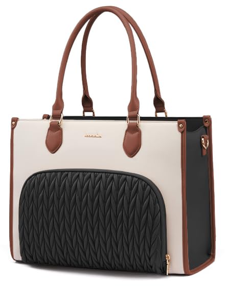 LOVEVOOK Bolso de mano para mujer, grande, 15,6 pulgadas, bolsa de trabajo