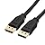 Amazon Basics DisplayPort 1.4 Cable, 32.4Gbps High-Speed, 8K@60Hz, 4K@120Hz, Dynamic HDR and 3D, Gold-Plated Plugs, 6 Foot, Black