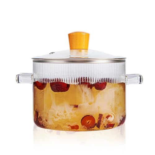 Recceng Glass Simmer Pot for Stove Top Potpourri...