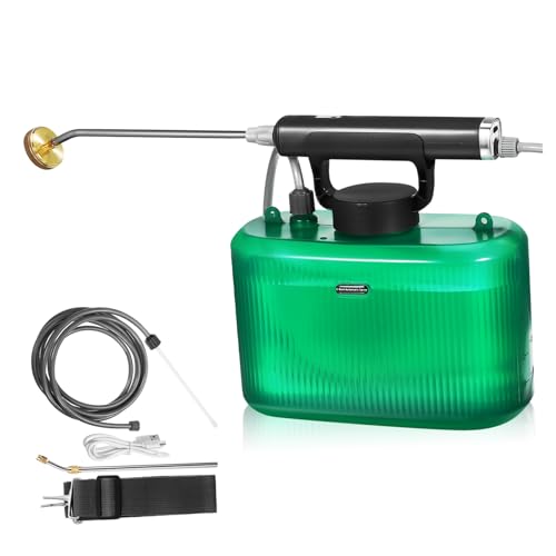 KITANDOVE Pulverizador Eléctrico Rociador De Pintura Pulverizador Motorizado Rociador De Agua para Césped Pulverizador De Bomba Rociador De Riego Polipropileno De Plástico Green
