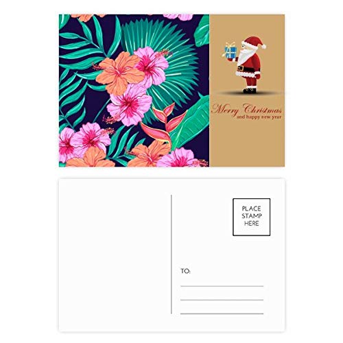 Cartes postales Père Noël bleu ciel lot de 20 pour des vœux originaux réussis