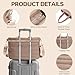 GEMIU Diaper Bag Tote, Large Capacity Travel Diaper Baby Bags Crossbody Hospital Bag Multifunction Large Diaper Bag with Silicone Pacifier Case for Mom and Dad Black