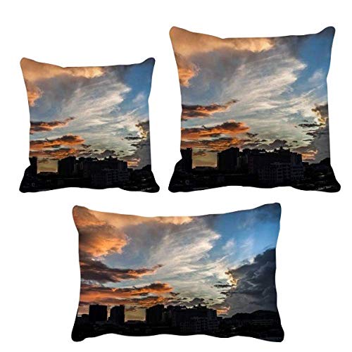 Housse de coussin bleu fonce pour canape par DIYthinker deco maison - 2