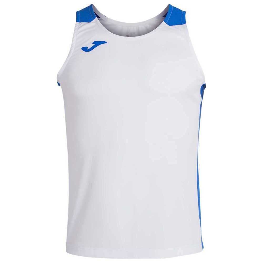 Joma Record II Men's T-Shirt Royal White