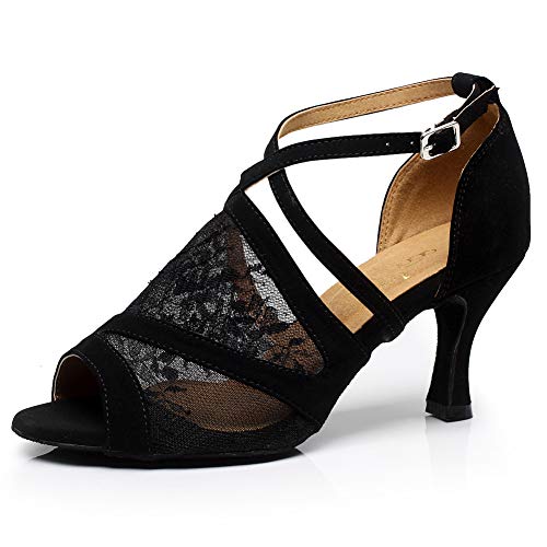 Pierides Women's Party Wedding Shoes for 1920s Latin Salsa Tango Practice Ballroom Dance Shoes with 2.75