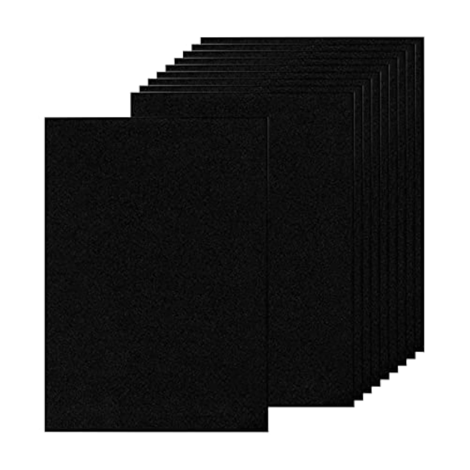 10-Pack Velvet Fabric Sticky Back Adhesive Back Sheets