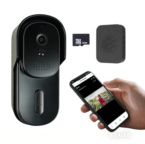 CIC SHOW Doorbell Camera Wireless No Subscription Free Cloud Storage