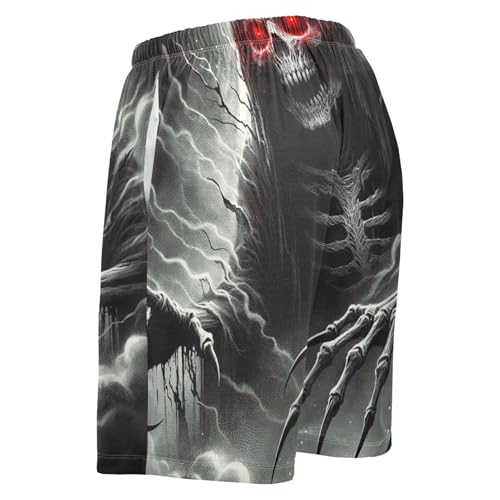 Colorful Pajama Shorts for Men Athletic Pj Sleep Shorts Funny Lightweight Pink Ragdoll Cat Spring Flowers S3