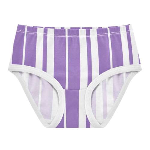 Purple White Stripe Toddler Girls's Underwear 2T 2300902