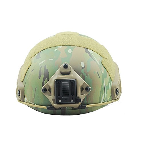 Atairsoft Mh Type Tactical Paintball Adjustable Fast Helmet W/Side Rails And Nvg Mount Multicam Mc（M/L） #TOP2