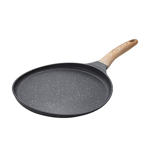 Hlsicnalm Non Stick Crepe Pan Coating Dosa Pan for Cooking, Flat Skillet for Tortillas, Omelette, Pancake Maker