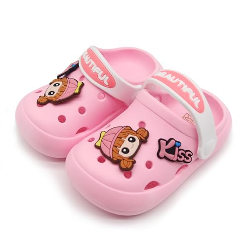 Toddler Shoes Little Kid Clogs Slide Sandals for 0-8yrs Kids Unisex Girls Shoes and Boys Shoes Garden Shoes Cartoon Slides Slip-Resistance Sandals Beach Slippers4