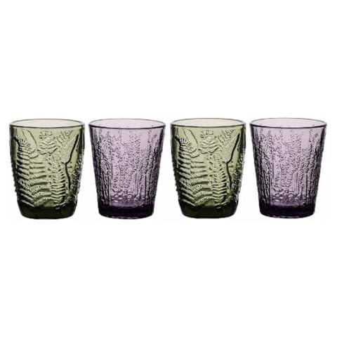 Dibor Set of 4 Purple & Green Tumblers Cover