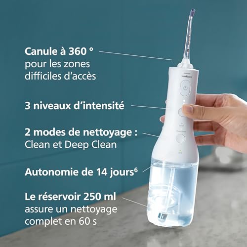 Power Flosser Philips Sonicare 3000 sans fil à impulsion d'eau - 3
