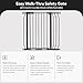 BalanceFrom Easy Walk-Thru Safety Gate for Doorways and Stairways with Auto-Close/Hold-Open Features, 36-Inch Tall, Fits 29.1 - 38.5 Inch Openings, Graphite