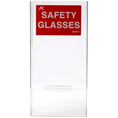 AK AK-229-11 Ltd. Dispensador de gafas protectoras, 14" x 9" x 6"