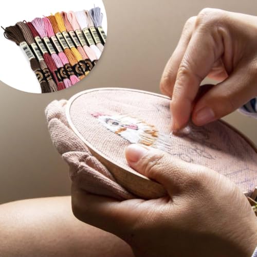 Image of 105 Yards Embroidery Variegated Floss for Hand Sewing Making