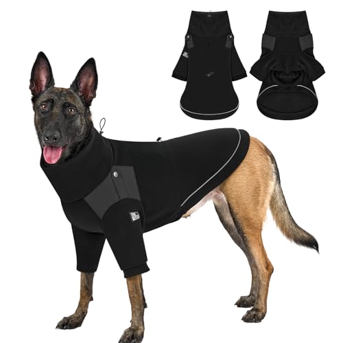 OneTigris Dog Sweater - Turtleneck Thick Dog Sweater for Medium