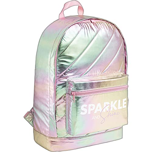 Tilibra - Mochila de Costas Académie Shine Rosa , Formato: (L)300mm x (A)430mm x (P)120mm