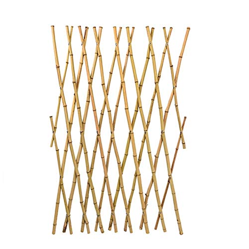 JIANFEI-Valla de jardín Valla de Madera Partición de jardín Borde de la Cama de Flores Planta de barandilla Cerca de bambú Extensible, 4 Tallas (Size : 60x180cm)