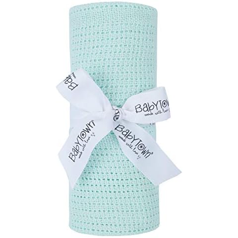 BabyTown 100% Cotton Cellular Baby Blanket Cover