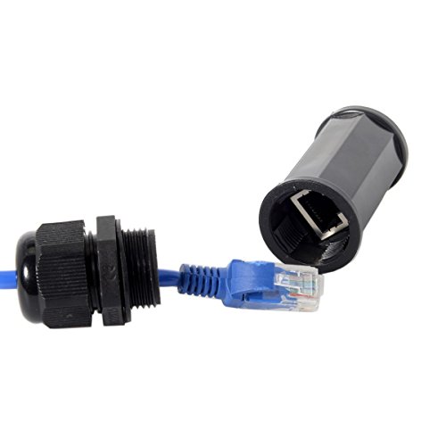Cablecc Locking Waterproof CAT6 RJ45 Female to Female Lan Ethernet Network Extension Adapter Coupler (B06Y1XFBWQ) Amazon Price History, Amazon Price Tracker